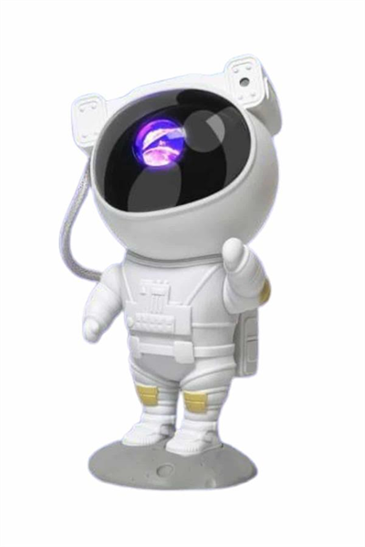 Gece Lambası Astronot Bluetooth Hoparlörlü Galaksi Işık Projektörü