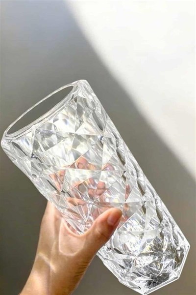 Gece Lambası Kristal Lamba Dokunmatik Şarjlı Hediyelik