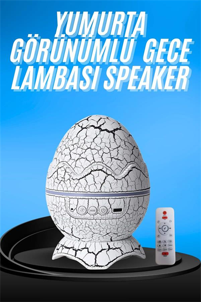 Gece Lambası Yumurta Işık Speaker Yeni Nesil Dinozor Yumurtası Görünümlü