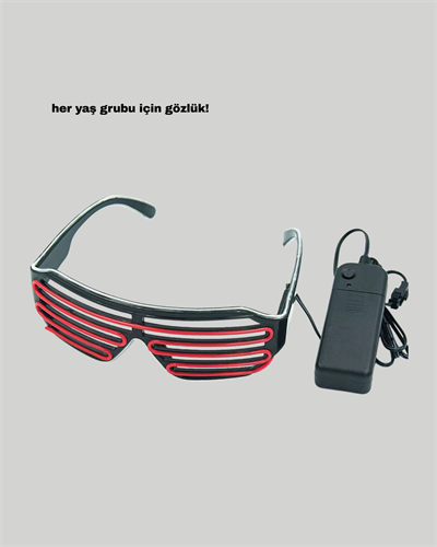 Gece Organizasyonları İçin Renkli LED Gözlük