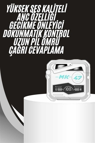 Gecikme Önleyici  Kulaklığı Bluetooth Bağlantılı ANC Özelliği 5.0 Bluetooth