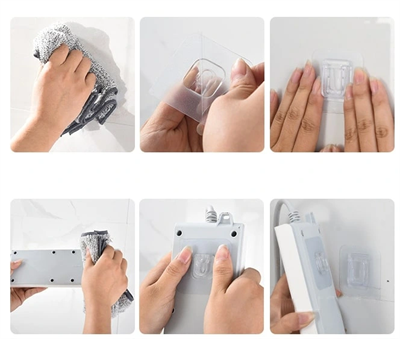 Geçmeli Klips Eşya Sabitleme Askısı 10lu Set