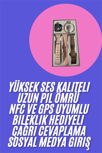 Genç Kızlara Özel Akıllı Saat 41 mm Çağrı Cevaplayabilen NFC ve GPS Uyumlu