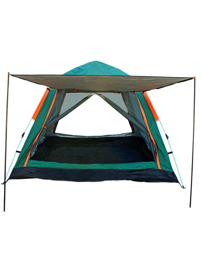 Geniş Aile Kamp Çadırı 240x210 cm Güneşlikli Otomatik Kurulum Outdoor Çadır