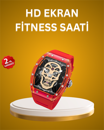 Geniş Ekranlı Akıllı Saat Şık ve Modern Tasarım
