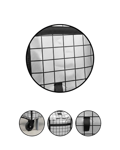 Geniş Hacimli Tekerlekli Pazar Çantası Dayanıklı ve Ergonomik