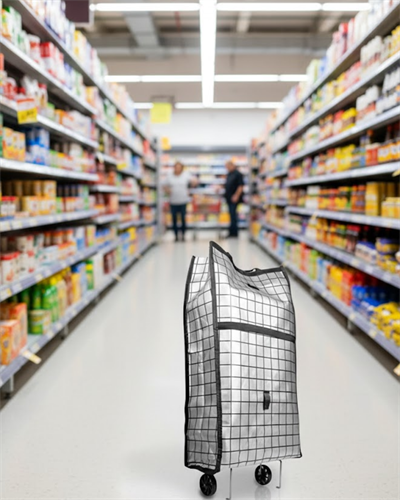 Geniş Hacimli Tekerlekli Pazar Çantası Dayanıklı ve Ergonomik