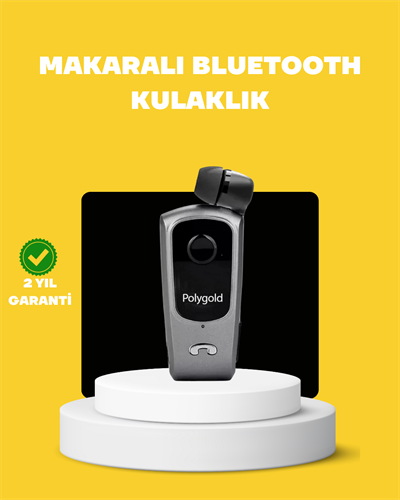 Geri Çekilebilir Kablolu Bluetooth İş Kulaklığı