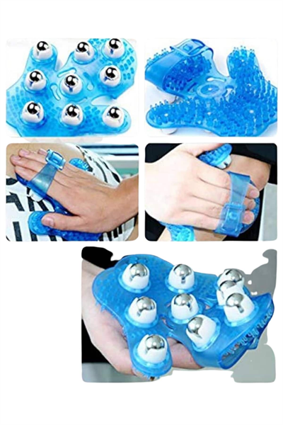 Giyilebiilir Masaj Eldiveni 9 Bilyeli Tüm Vücut Masajına Uygun