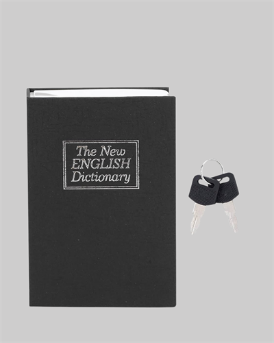 Gizli Kitap Kasa – Metal Gövdeli, Anahtarlı