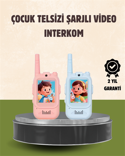 Görüntülü Walkie Talkie Çocuklar İçin Video İnterkomlu Oyuncak