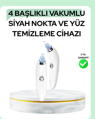 Gözenek Açıcı Buhar Etkili Vakumlu Siyah Nokta Temizleyici – Farklı Cilt Tiplerine Uygun