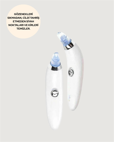 Gözenek Açıcı Buhar Etkili Vakumlu Siyah Nokta Temizleyici – Farklı Cilt Tiplerine Uygun