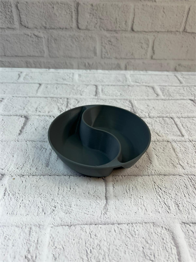 Gri Çerezlik Kase Seti Modern Bölmeli Sunum Tasarımı