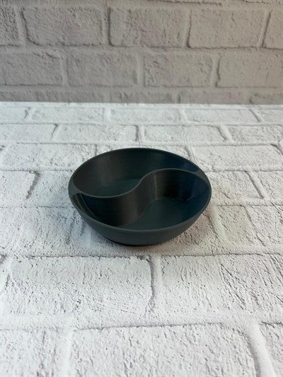 Gri Çerezlik Kase Seti Modern Bölmeli Sunum Tasarımı