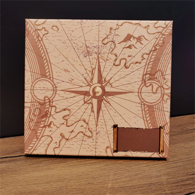 Gri Defter Ve Beyaz Kalem Kutulu Set