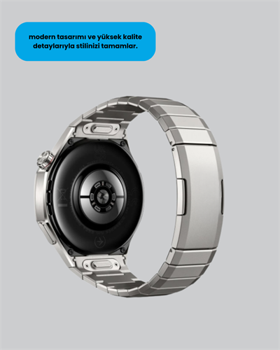 Gümüş Akıllı Saat 46mm Kasa