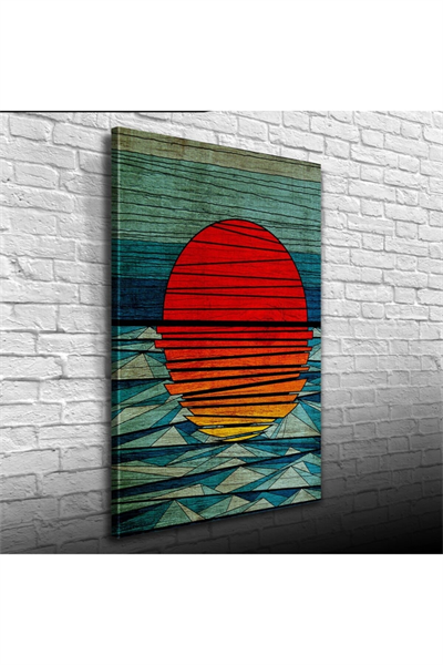 Günbatımı Canvas Tablo (50x70)