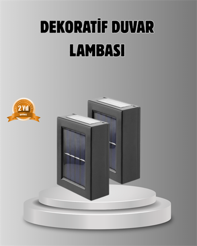 Güneş Enerjili 6 LED Solar Lamba – Fotoselli, Su Geçirmez ve Çevre Dostu Bahçe Işığı
