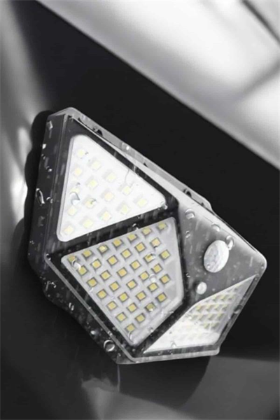 Güneş Enerjili Bahçe Aydınlatma Lambası Solar 100 Led Lamba