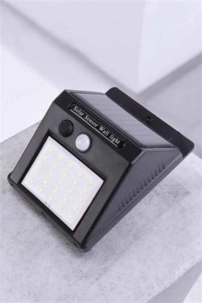 Güneş Enerjili Bahçe Lambası Solar Gece Aydınlatma Sensörlü Lamba