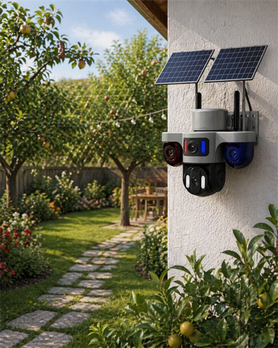 Güneş Enerjili Ev Bahçe Kamerası 4G SIM Kartlı Akıllı Güvenlik Kamerası 2 Yıl Garantili
