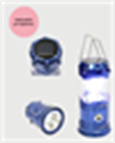 Güneş Enerjili Katlanabilir Kızaklı Kamp Feneri – USB Şarjlı, Çok Yönlü ve Dayanıklı Tasarım