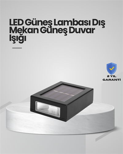 Güneş Enerjili LED Duvar Aydınlatması