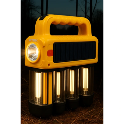 Güneş Enerjili Taşınabilir Projektör Işıldak