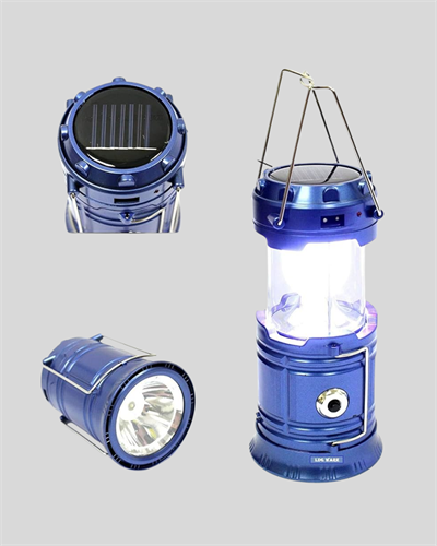 Güneş Enerjisiyle Çalışan Kamp Feneri Hafif Portatif Uzun Ömürlü