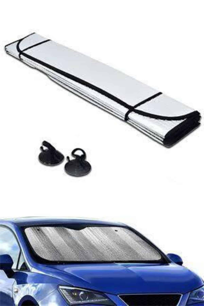 Güneşlik Koruyucu Perde Metalize Oto Araç Araba Güneşliği Ön Cam Güneşliği