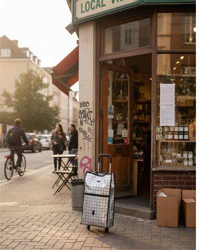 Günlük Alışverişler İçin Konforlu Tekerlekli Pazar Arabası