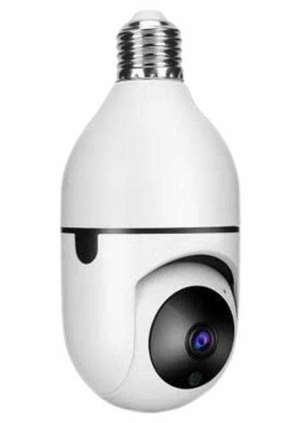 Güvenlik Kamerası Wi-Fi Özellikli 360 Derece Full Hd 1080p Ampül Kamera