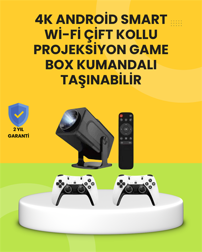 HCS350pro Android 11 İşletim Sistemli Mini Projektör