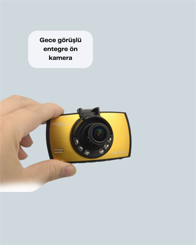 HD Araç Kamerası 2.7 İnç Ekran G Sensor Destekli