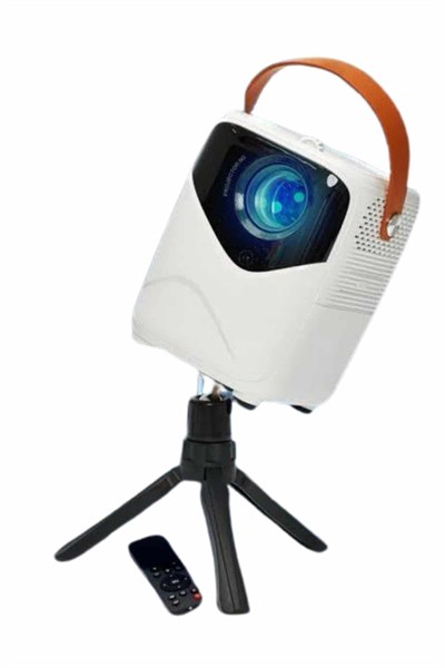 HD Ayaklı Portatif Projeksiyon Cihazı Android İşlemcili Sinema Projektörü