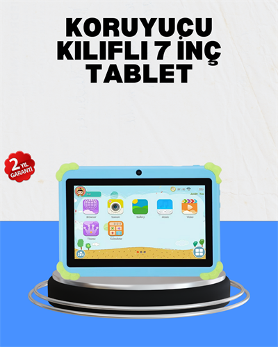 HD Ekranlı 7 İnç Tablet WiFi ve Bluetooth Bağlantılı