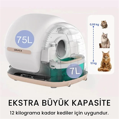HD Kameralı Akıllı Kedi Tuvaleti