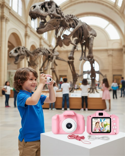 HD Video Kayıt Özellikli Mini Dijital Kamera Fotoğraf Çekimli USB Şarjlı