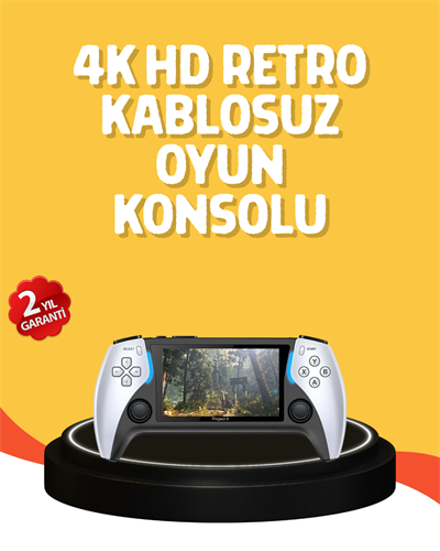 HDMI Çıkışlı Çok Fonksiyonlu Renkli Ekranlı El Konsolu