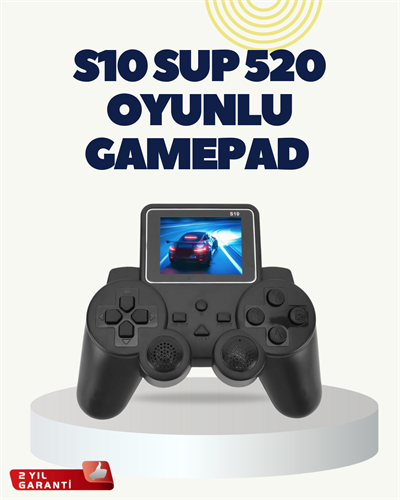 HDMI Destekli S10 Gamepad 520 Oyunlu TV’ye Bağlanabilir Atari 2025 Model