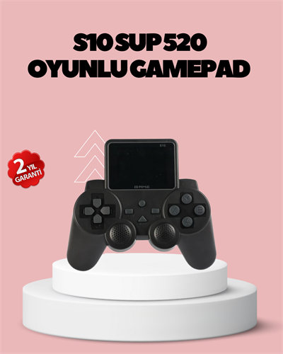 HDMI TV Bağlantılı Orijinal S10 Gamepad 520 Oyunlu 2025 Seri Oyun Konsolu