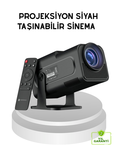 HDMI USB Girişli Akıllı Projeksiyon Cihazı Taşınabilir Düşük Tüketimli