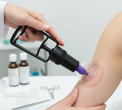 Hacamat Pompa 4 Parmak Siyah