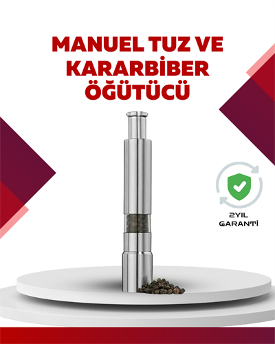 Hafif ve Kompakt, Taşınabilir Baharat Öğütücü - Mutfak ve Masa için