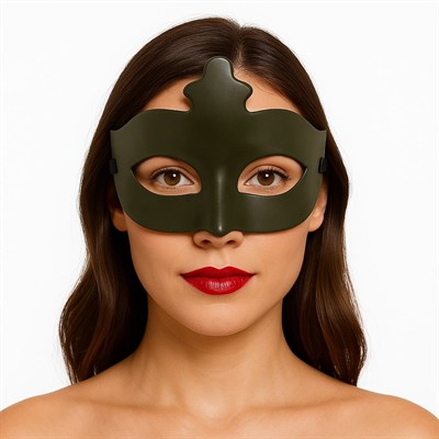 Haki Yeşil Renk Masquerade Kostüm Partisi Venedik Balo Maskesi