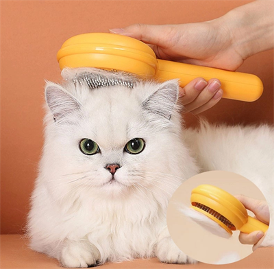 Hamburger Şekilli Otomatik Temizlenen Evcil Hayvan Tarağı