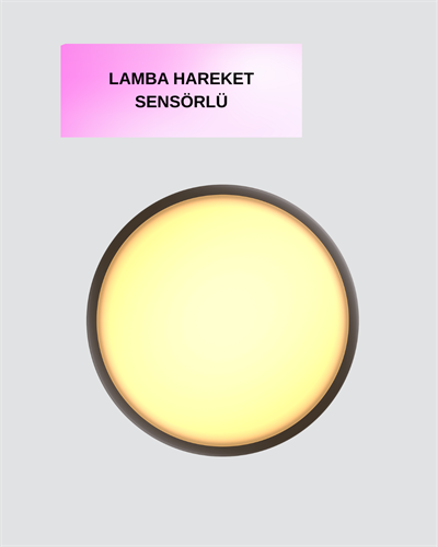 Hareket Sensörlü USB Şarjlı LED Gece Lambası Enerji Tasarruflu