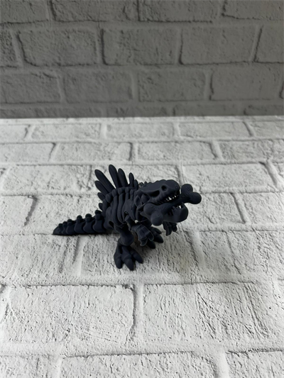 Hareketli Dinazor Figürü Dekoratif Oyuncak – Siyah Tasarım