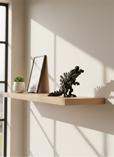 Hareketli Dinazor Figürü Dekoratif Oyuncak – Siyah Tasarım